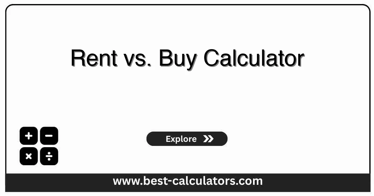 Rent vs Buy Calculator - Free online tool to compare renting versus buying a home with financial analysis and breakeven point